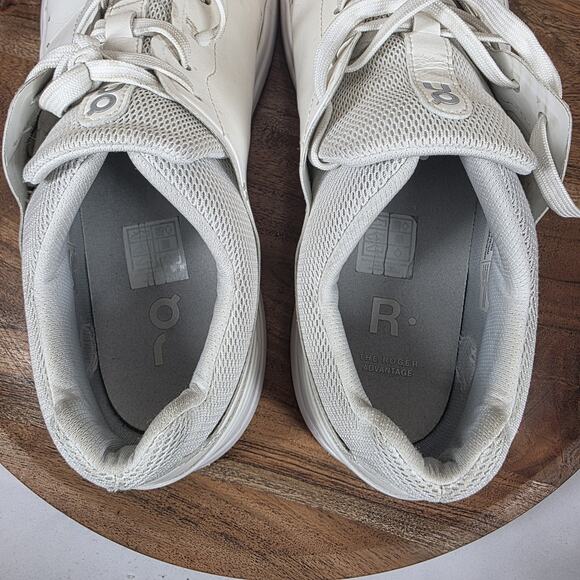 On The Roger Advantage All White Mens White Size 11 Athletic Tennis Shoes PWLZ14 - Picture 7 of 10